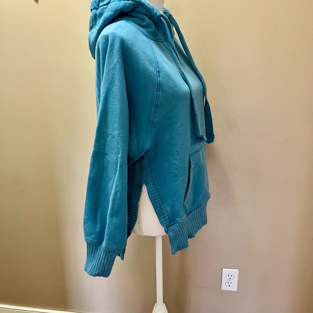 American Eagle Oversized Baby Blue Hoodie Size XS - Picture 4 of 8